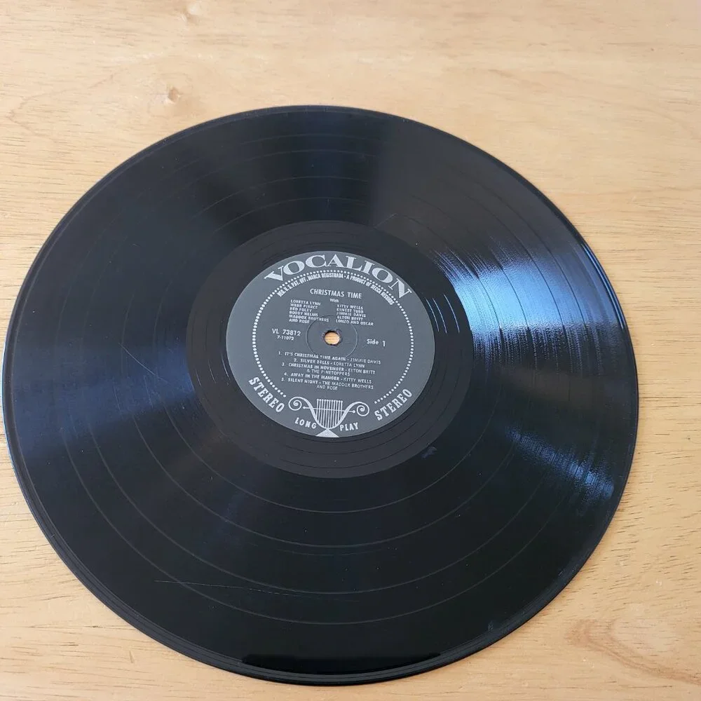 CHRISTMAS TIME With Jimmie Davis Loretta Lynn LP 1967 Decca Records VL 73812 LP2 - Picture 3 of 7